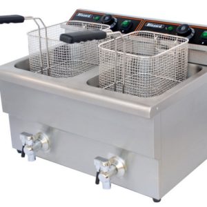 Double Commercial Electric Table top Fryer