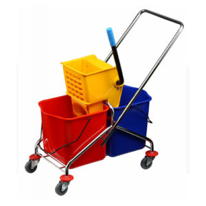 Double Cleaning Trolley