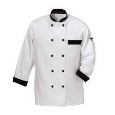 White Chef Coat Pattern No.2