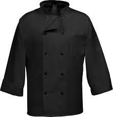 Black Chef Coat Pattern No. 1