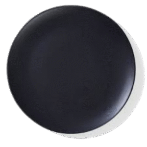 Mel Urmi Black Round Side Plate 7.5in
