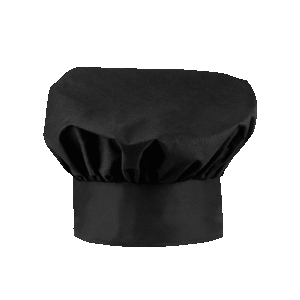 Chefs Cap   Black