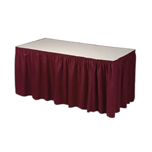 Maroon Lycra Frill 16ft