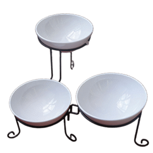 Melamine Red Slanted Bowl 10inch