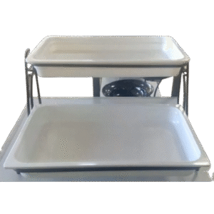 Mel Buffet Riser w 2 Full Pan