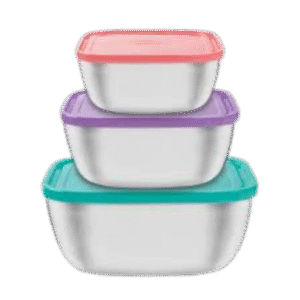64220/932 S.S Container 3pcs Set