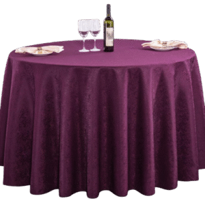 Tablecloth Purple Round 2.6m