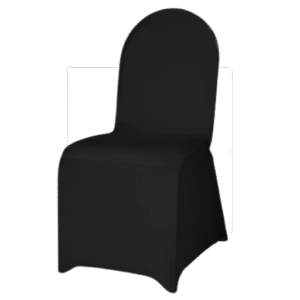 Chair Cover Black Spandex Light