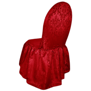 Chair Cover Maroon Jacquard
