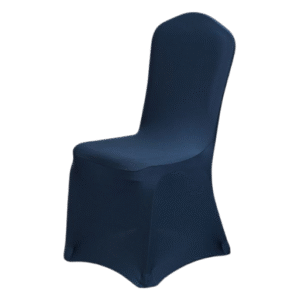 Chair Cover Dark Blue Spandex Light