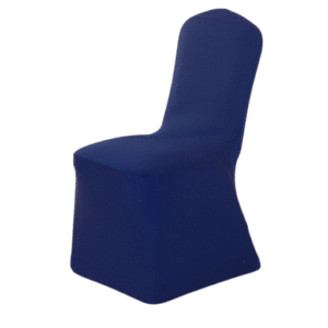 Chair Cover Blue Spandex Heavy