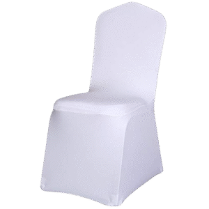 Chair Cover White Spandex Light