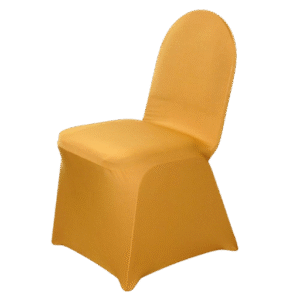 Chair Cover Golden Spandex Heavy
