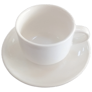 Cup and Saucer Stackable 150ml