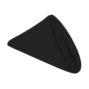 Table Napkin Black 18x18in
