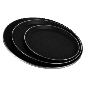 Heavy N.S Black Tray (Ring) 14 in