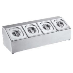 S.S Gravy Pot 1/6 * 4 Pan
