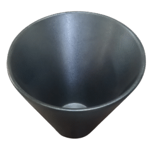 Oblique Bowl Black 5.3 in