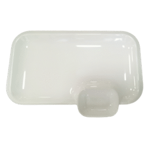 Rect.White Plate 10 in
