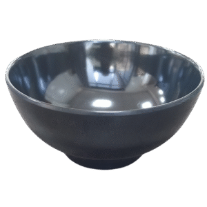 Horizontal Bowl Black 6 in