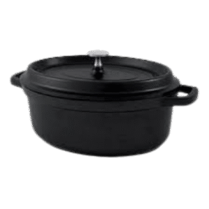 Oval Cast Iron Pot 30cm 3.5L