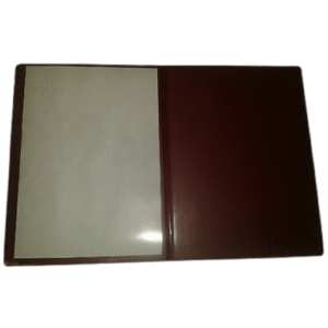 Menu Folder Maroon