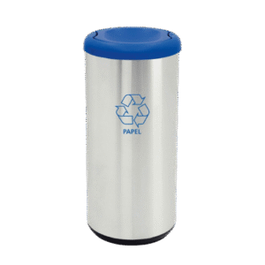 S.S Trash Bin Blue 40L 94539/201