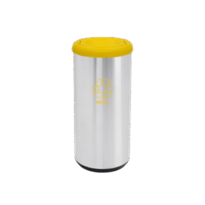S.S Trash Bin Yellow 40L 94539/204
