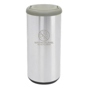 S.S Trash Bin Gray 40L 94539/206