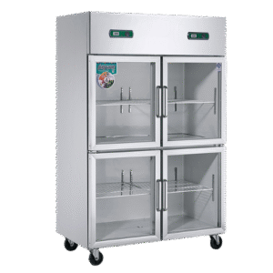 Kitchen Fridge w Glass 4 door