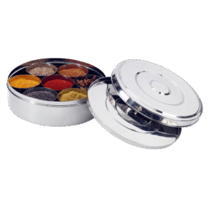 S.S Round Spice Box