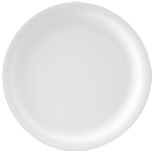 Mel Plate Round Quarter 7.5in