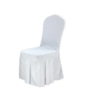 Jacquard Chair Cover White