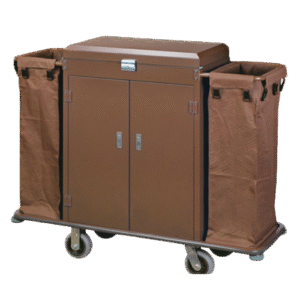 Double Housekeeping Trolley w Door