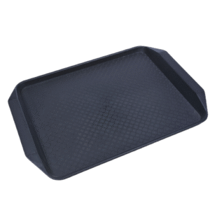 Fast Food Black Tray 36x46cm