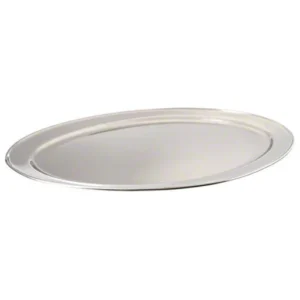 S.S Oval Platter 50cm
