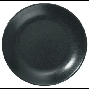 Mel Urmi Black Round Plate 10.8in