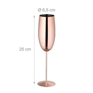 Rosegold Champigne Glass