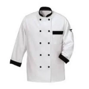 Chefs Coat Full w/o Buttons White  2