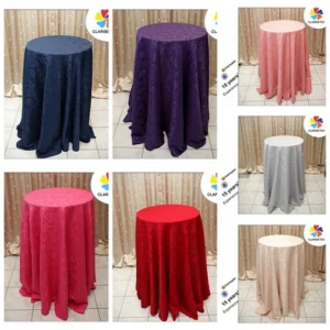 Round Tablecloth Golden 1.5m