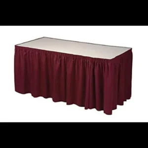 Maroon Lycra Frill 16ft