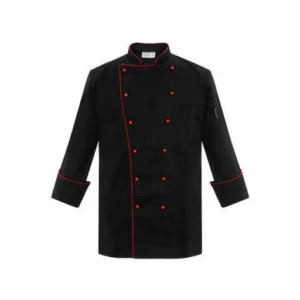 Chef Coat Black & Red