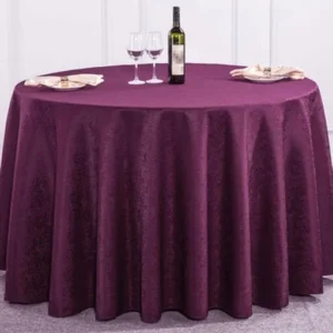 Tablecloth Purple Round 2.6m