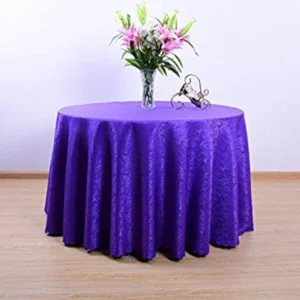 Tablecloth Blue Round 2.6m