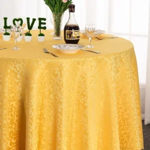 Tablecloth Golden Round 2.6m