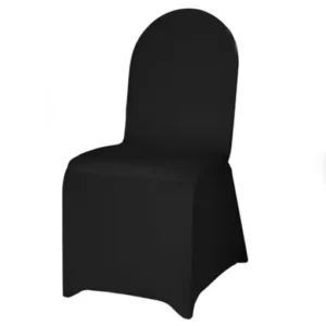 Chair Cover Black Spandex Light
