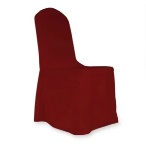 Chair Cover Maroon Spandex Heavy