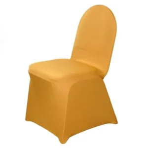 Chair Cover Golden Spandex Heavy
