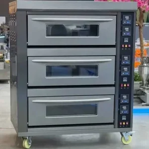 S.S Electric Oven 3 Deck 6 Trays