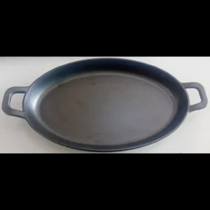 Mel Oval Dish  Black 9x5.75in